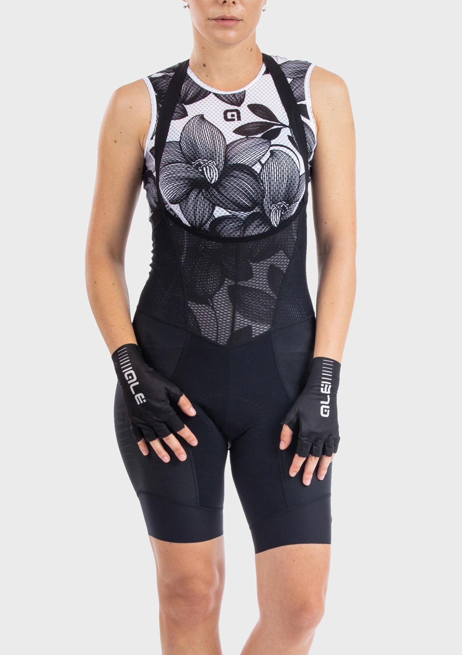 Alé Cycling Spodnie outdoor R-EV1 Future Warm Bib Czarny Fitted Fit
